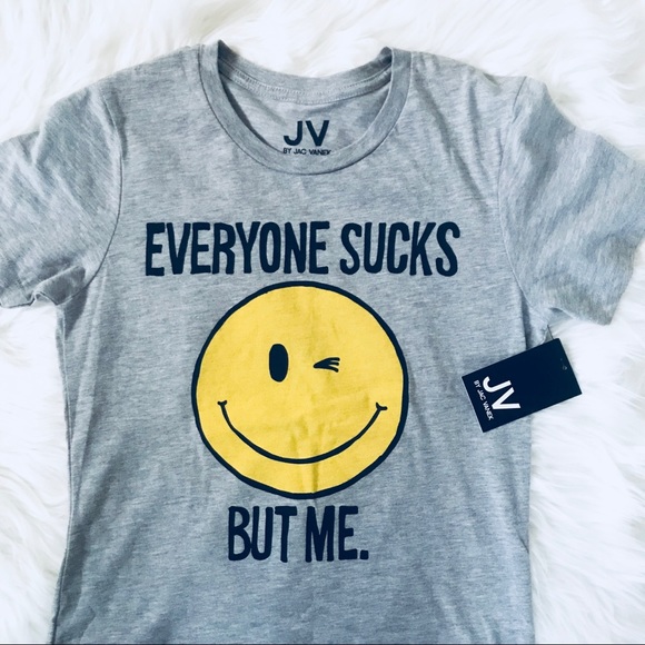 SOLD ON MERCARI EVERYONE SUCKS BUT ME  grey tshirt - Picture 5 of 7